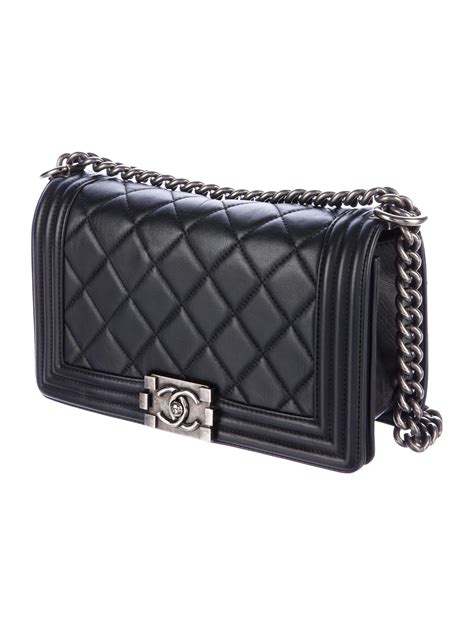 chanel quilted boy bag